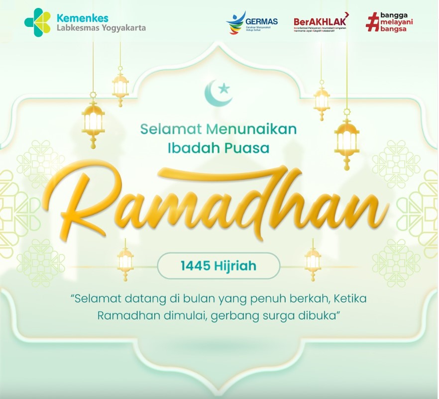 Selamat menunaikan ibadah puasa di bulan suci Ramadhan 1445 H